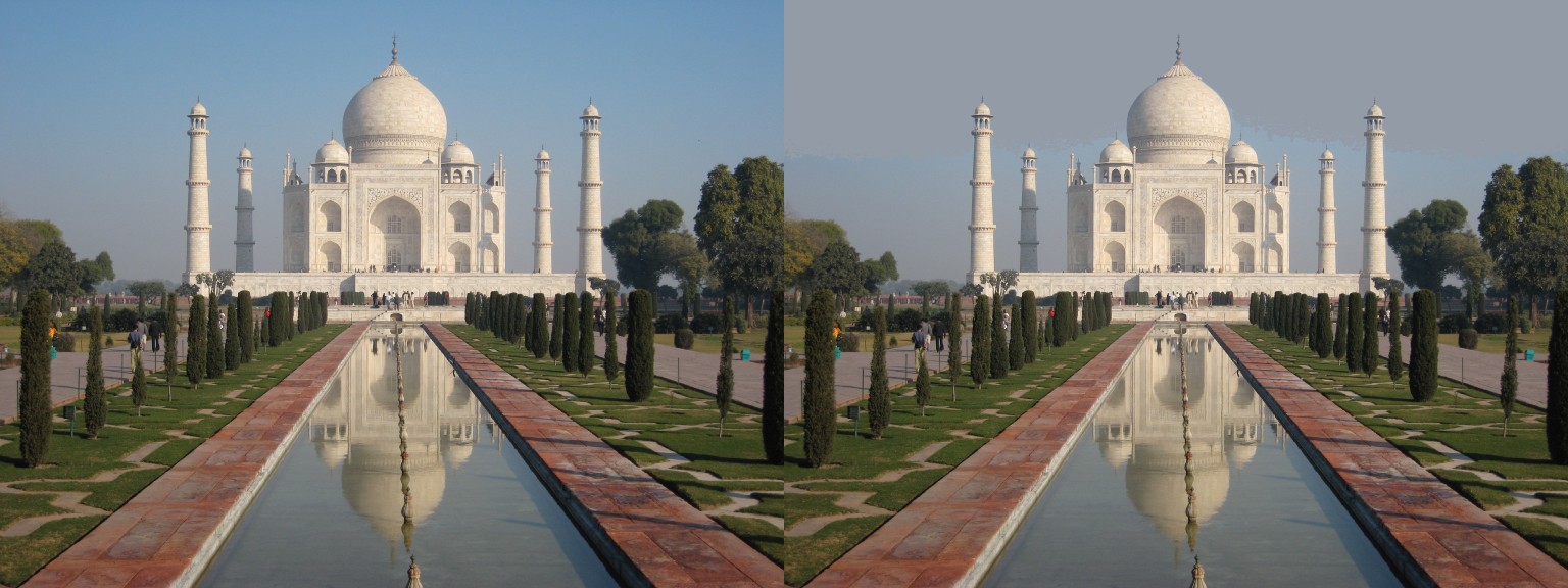 Taj Mahal Flood Fill